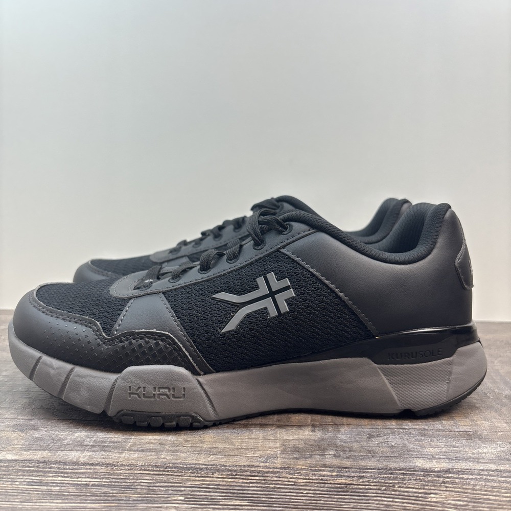 KURU Quantum 2 Women's 9 Wide Sneaker Jet Black/Slate Gray 2.0 Athletic